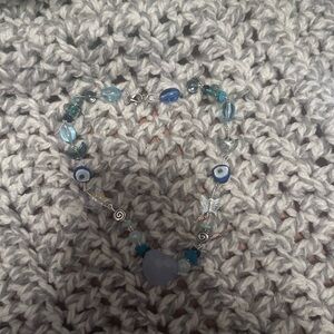 Elegant Blue Beaded Bracelet